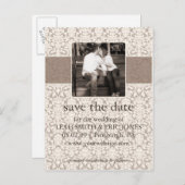 フォト日付の保存テンプレート 案内ポストカード (正面/裏面)