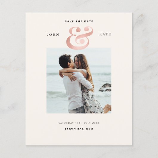 フォト日付の保存招待状 チラシ (正面)