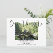 フォト日付の保存招待状 招待状 (スタンド正面)