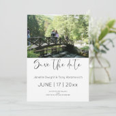 フォト日付の保存招待状 招待状 (スタンド正面)