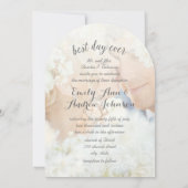 フォト最高のデイエバーダマスクチャクフォント結婚ズ 招待状 (裏面)