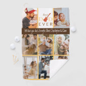 フォト最高のパパエバープロラバーゴルファー神父の日 ゴルフタオル (インサイチュ)