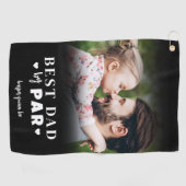 フォト最高のパパバイパー ゴルフタオル (横)