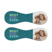 フォト最高のパパEverお洒落 - Greeting Blue 野球ボール (パネル)