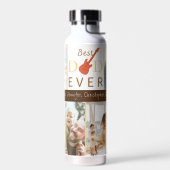 フォト最高のパパEver Music クールモダン Faters Day ウォーターボトル (左面)