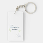 フォト最高のボーナスパパEver Faters Day誕生日 キーホルダー (裏面)