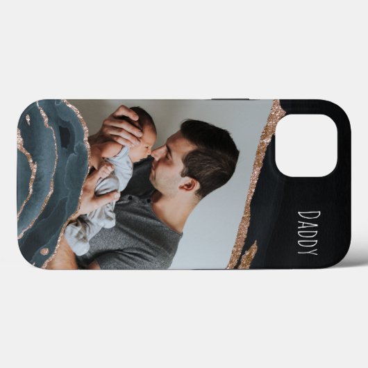 フォト最高のモダンエレガント金ゴールド大理石 Case-Mate iPhoneケース (裏面 (横))