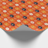 フォト気持ちバーンオレンジボホサン ラッピングペーパー (角)