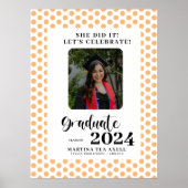 フォト水玉模様卒業パーティーへようこそ ポスター (正面)