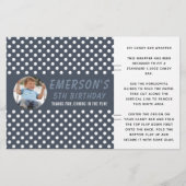 フォト水玉模様誕生日キャンディバーラッパー (正面)