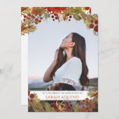 フォト熟女卒業パーティー 招待状 (正面/裏面)