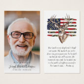 フォト狩りスタグメモリアル祈りの言葉カード (正面&裏面)