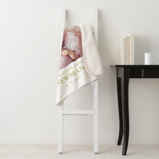 フォト生まれたばかりのユニセックスクラウン私たちの小さなプリンセス シェルパブランケット (インサイチュ)