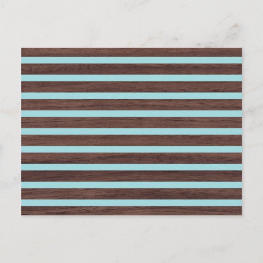 フォト男の赤ちゃん第1誕生日木製背景 インビテーションポストカード (裏面)