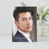 フォト男らしフラットサンキューカード サンキューカード (スタンド正面)