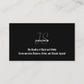 フォト白黒パーソナルビジネスカード ロイヤリティカード (正面)