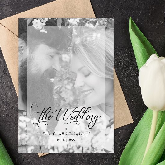 フォト白黒ミニマルVellumエフェクト