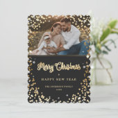 フォト白黒金ゴールドスノースターズプレイド シーズンカード (スタンド正面)