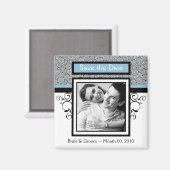 フォト磁石の日付を保存 マグネット (正面/裏面)