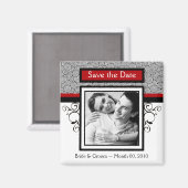 フォト磁石の日付を保存 マグネット (正面/裏面)