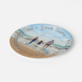 フォト紙プレートとカスタム文字 ペーパープレート (アングル)