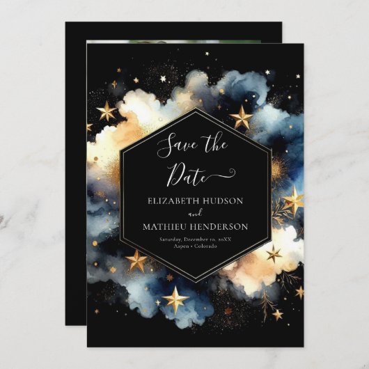 フォト素朴シレ結婚ンツ セーブザデート (正面/裏面)