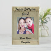 フォト素朴マム誕生日 シーズンカード (スタンド正面)