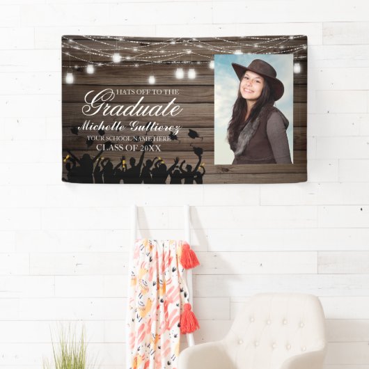 フォト素朴メイスンジャー卒業 横断幕 (インサイチュ)