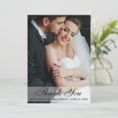 フォト結婚カードWS サンキューカード (スタンド正面)