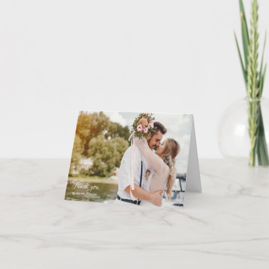 フォト結婚サンキューカード カード (正面)