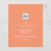 フォト結婚式招待状予算オーバーレイ文字LeahG チラシ (裏面)