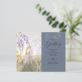 フォト結婚式招待状藤フローラ予算 (スタンド正面)