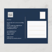 フォト結婚式招待状藤フローラ予算 (裏面)