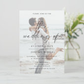 フォト結婚式招待状 招待状 (スタンド正面)