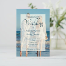 フォト結婚式招待状