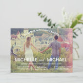 フォト結婚式招待状 招待状 (スタンド正面)