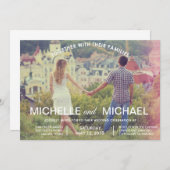 フォト結婚式招待状 招待状 (正面/裏面)