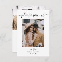 フォト結婚式招待状