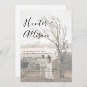 フォト結婚式招待状 招待状 (正面/裏面)