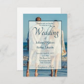 フォト結婚式招待状 招待状 (正面/裏面)