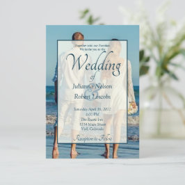 フォト結婚式招待状 招待状