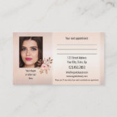 フォト美しい気にスキンプロフェッショナルアポイントメント部 予約カード (裏面)