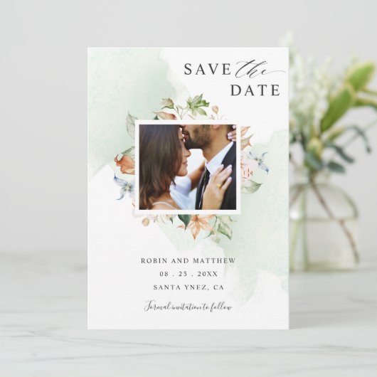 フォト自然開花とグリーンフローラ結婚ズ セーブザデート (スタンド正面)