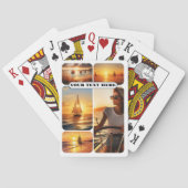 フォト航海のコラージュのセーラートランプ トランプ (裏面)