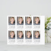 フォト葬儀祈りの言葉カード4.25x2.5インチテンプレート (スタンド正面)