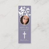 フォト蝶の追悼式  スキニー名刺 (正面)