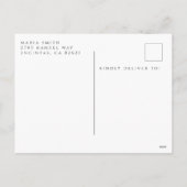 フォト誕生日ありがとうはがき シーズンポストカード (裏面)