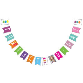 フォト誕生日のバンティングフラグ バンティングフラッグ