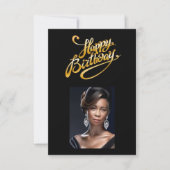 フォト誕生日カード 案内状 (正面)