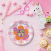 フォト誕生日パーソナライズされた紙プレート ペーパープレート (パーティー)